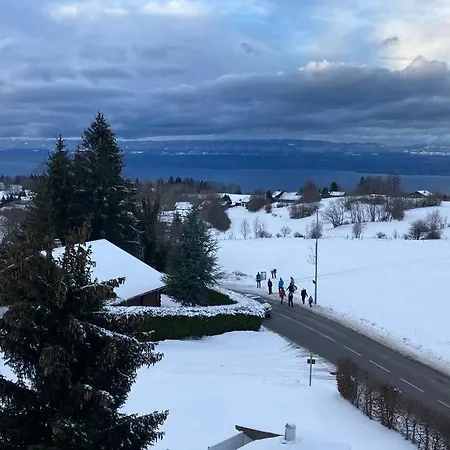 Duplex En Station Vue Sur Leman Διαμέρισμα